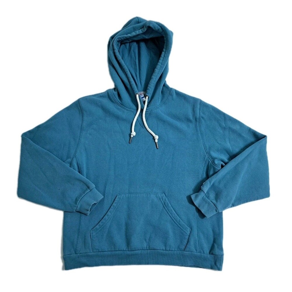 Russell Athletic Aqua Teal Hoodie Men’s Small Blue Green Sweatshirt Sweater